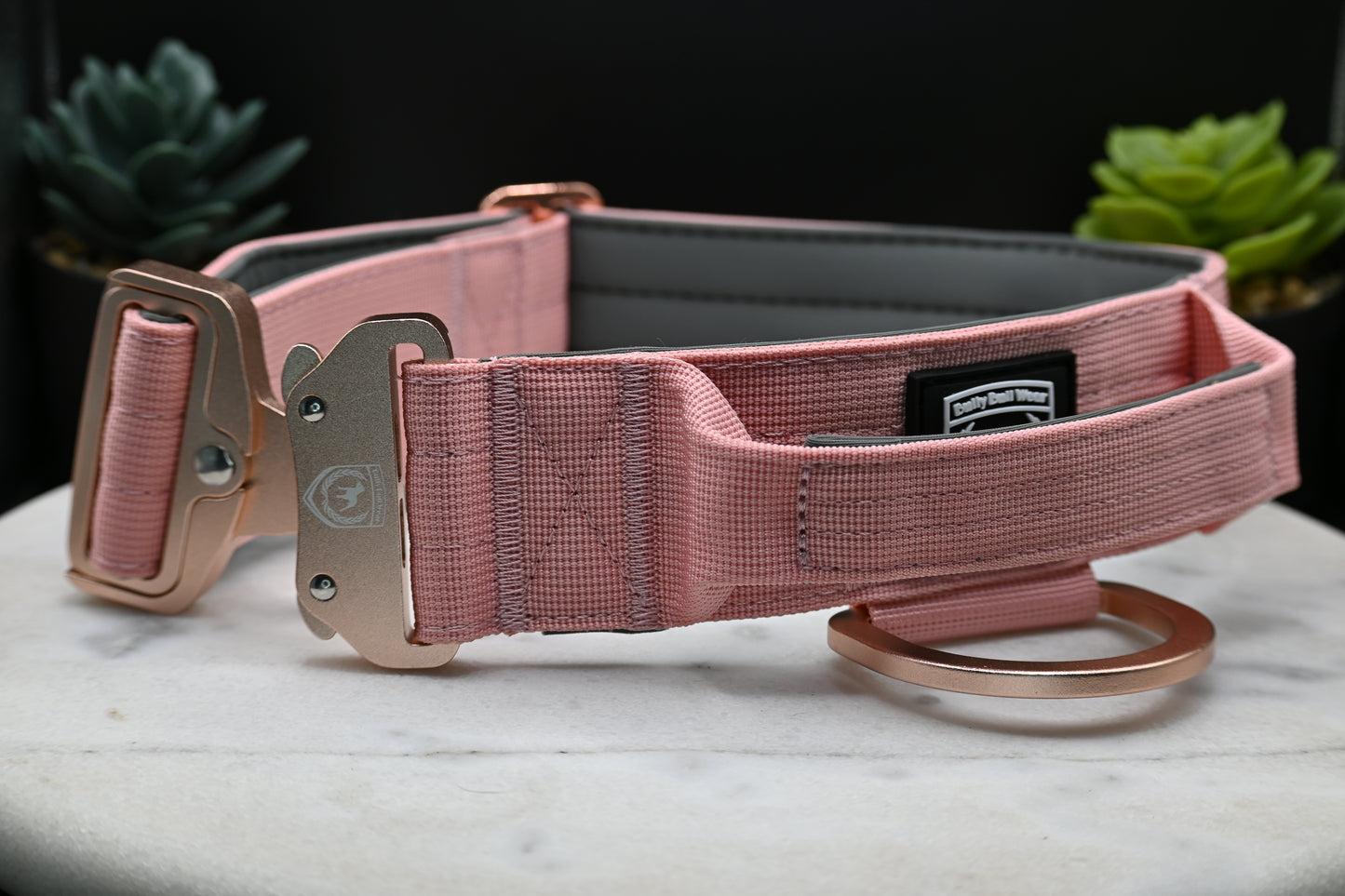 Combat Collar I dustyrosegrau-rosegold