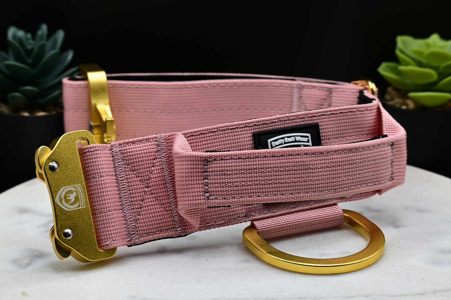 Combat Collar | dustyrose - gold