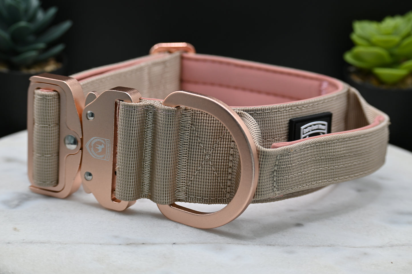 Combat Collar | creamy nude